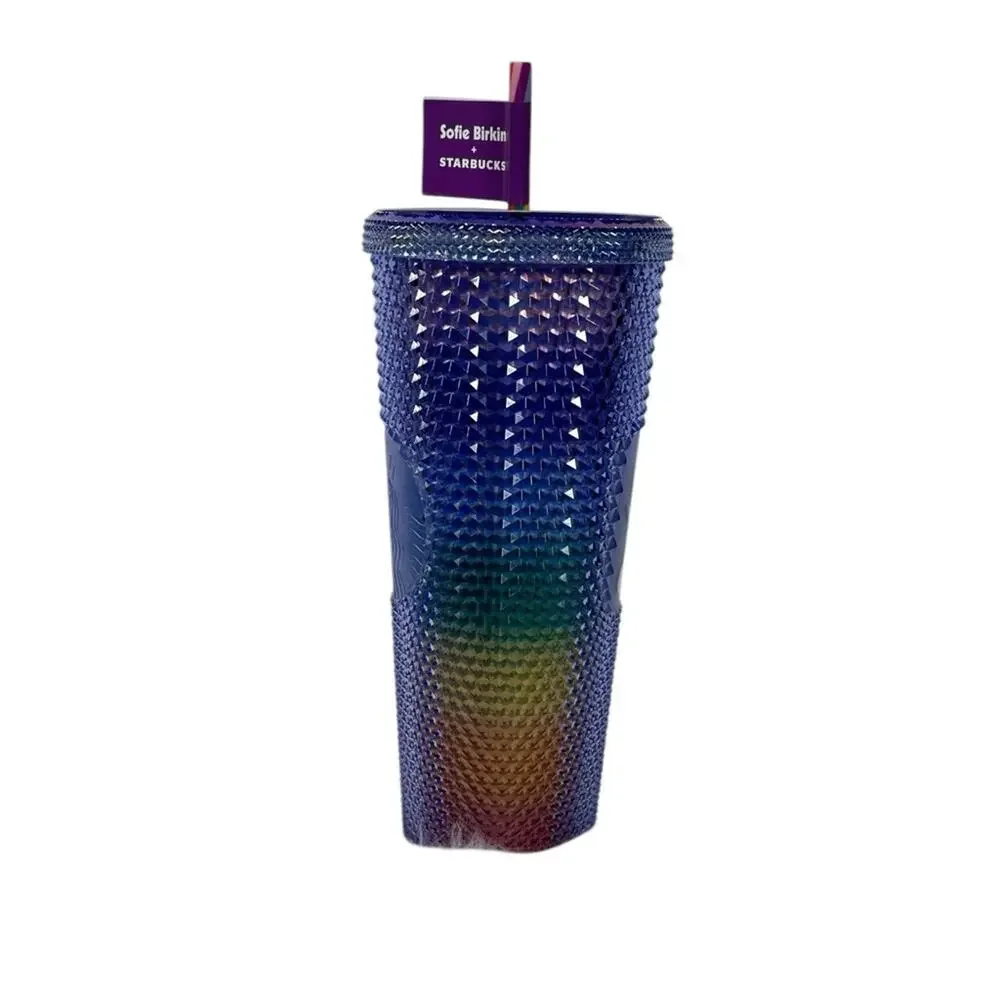 Starbucks Sofie Birkin Rainbow Pride Studded Tumbler 24oz NWT